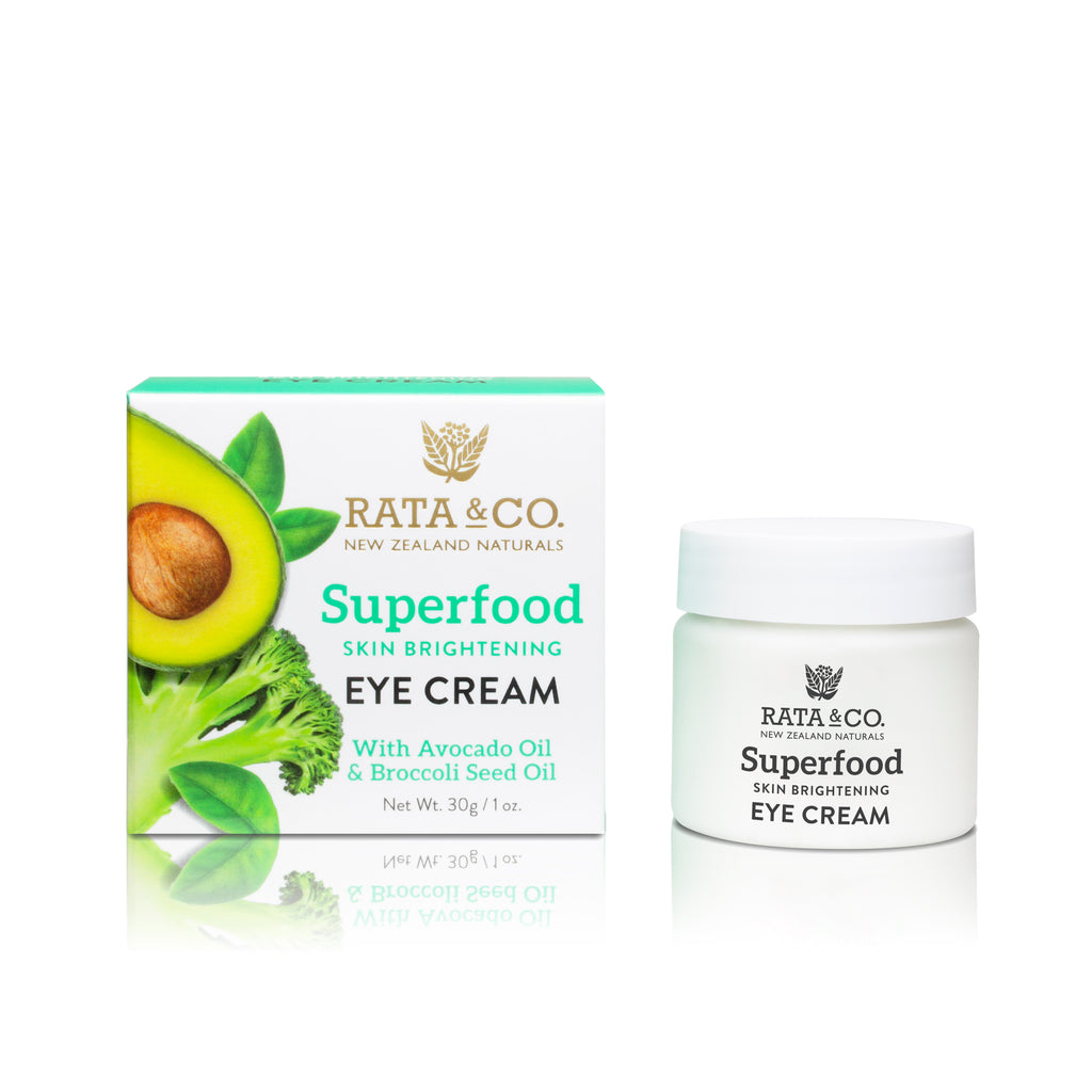 Superfood Skin Brightening Eye Cream With Avocado Oil & Broccoli Seed Oil